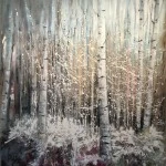 Double White Woods 160x170cm 2016