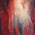 Lichtbron 60 cm x80 cm  Acrylverf op doek